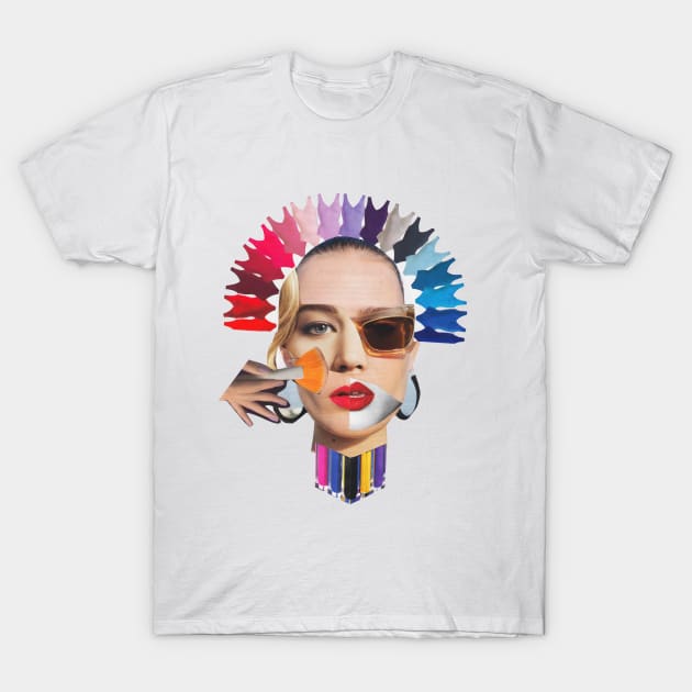 Portrait of a Girl T-Shirt by Luca Mainini